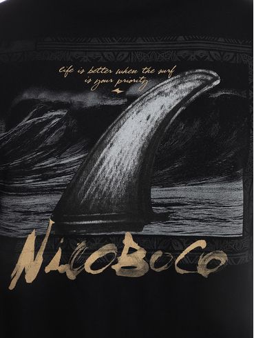 Camiseta Manga Curta Masculina PRETO