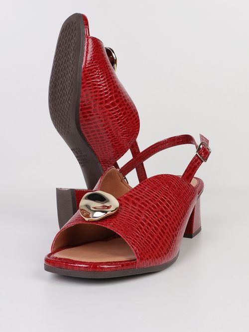 Sandália Verniz Mississipi Feminina VERMELHO