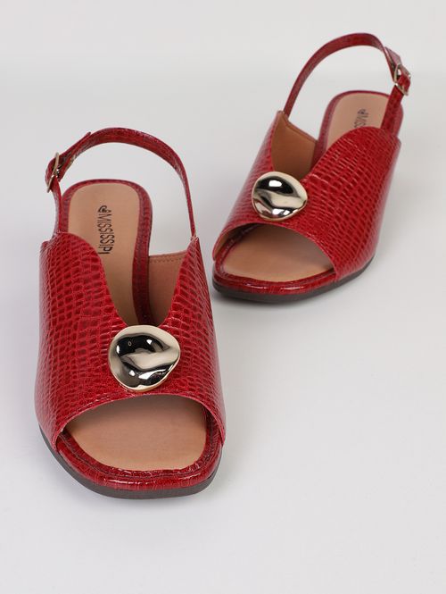 Sandália Verniz Mississipi Feminina VERMELHO