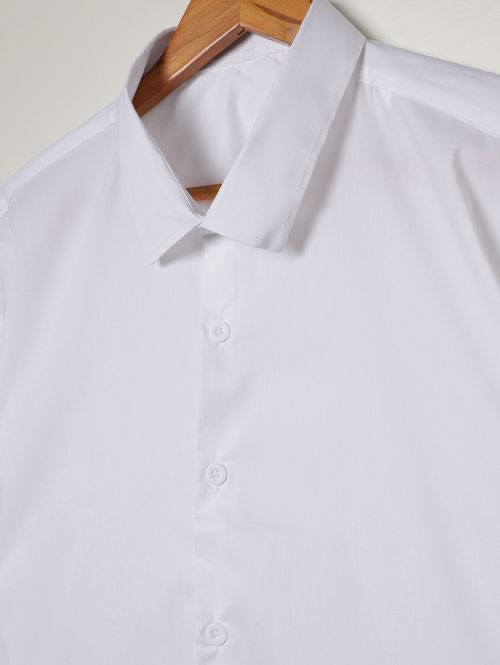 Camisa Manga Curta Plus Size Masculina BRANCO