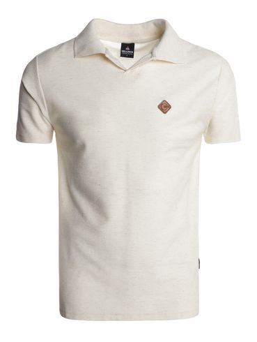 Polo Linho Manga Curta Masculina NATURAL