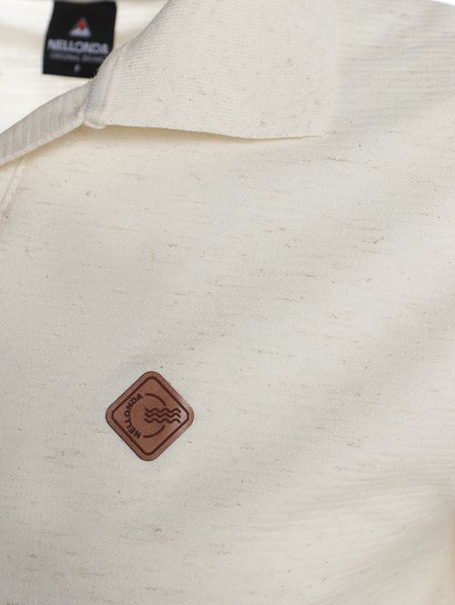 Polo Linho Manga Curta Masculina NATURAL