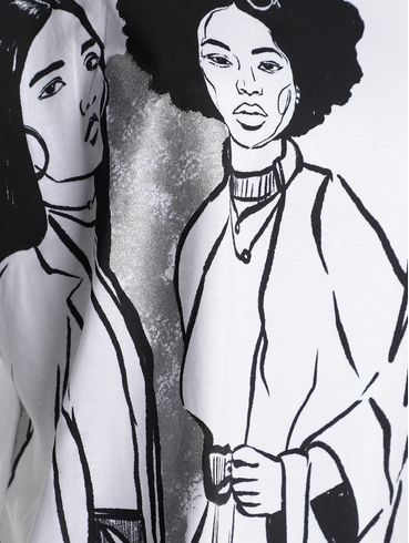 Blusa Meia Malha Manga Curta Feminina BRANCO