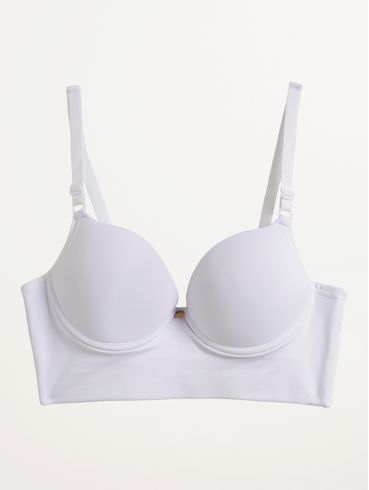 Sutiã Com Bojo Base Dupla Feminino BRANCO