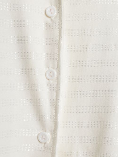 Camisa Mullet Fios Brilhosos Autentique Feminino OFF WHITE