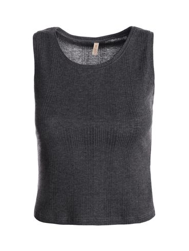 Blusa Canelada Regata Cativa Feminina PRETO