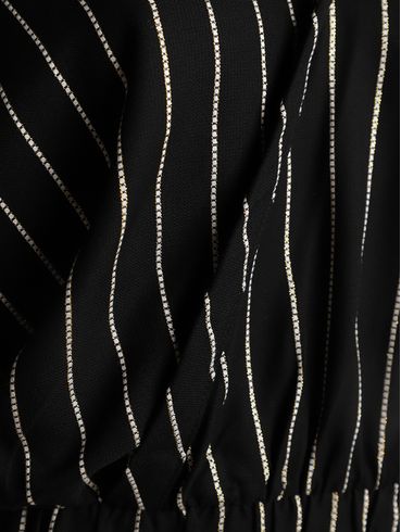 Blusa Viscose Com Lurex Feminina PRETO