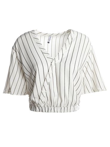 Blusa Viscose Com Lurex Feminina OFF WHITE