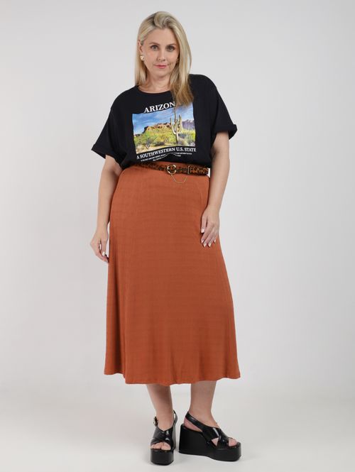 Blusa Meia Malha Manga Curta Plus Size Feminina PRETO