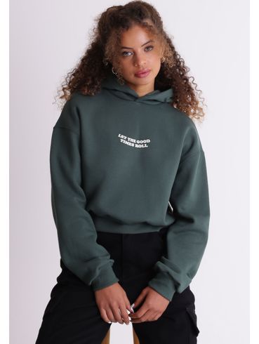 Moletom cropped estampa Las Vegas