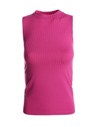 Blusa Regata Canelada Autentique Feminina Rosa