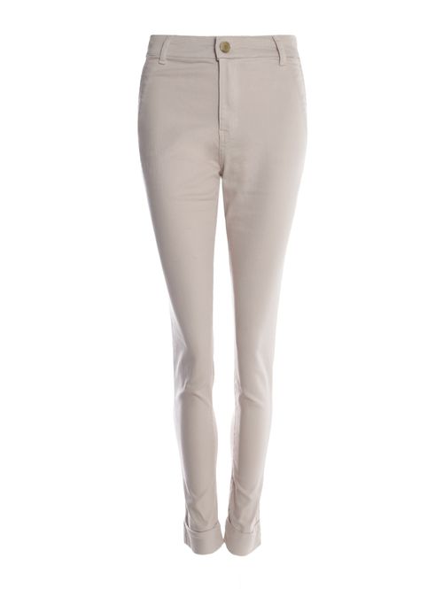 Calça Sarja Cigarrete Feminina BEGE
