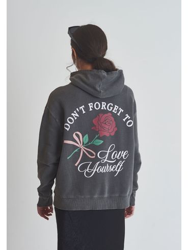 Moletom Cinza Lavado Sem Felpa Capuz