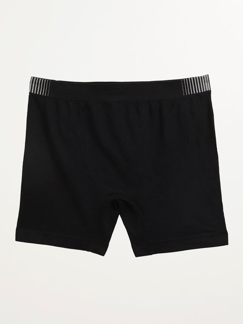 Cueca Boxer Sem Costura Selene Plus Size Masculina PRETO