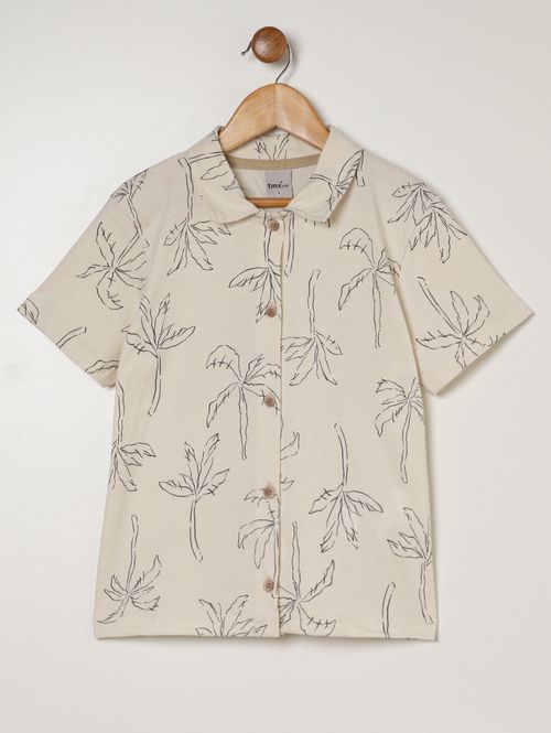 Camisa Manga Curta Infantil Para Menino - PRETO