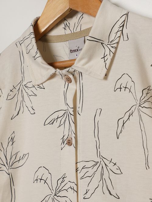 Camisa Manga Curta Infantil Para Menino - PRETO