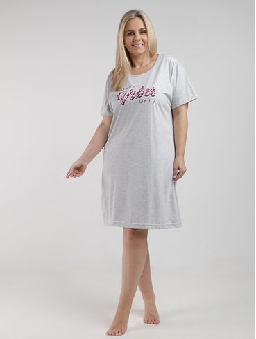 Camisola Estampada Plus Size Feminina MESCLA
