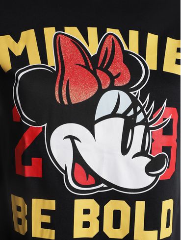 Blusa Minnie Ampla Feminina PRETO