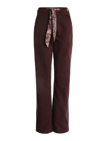 Calça Sarja Reta Autentique Feminina MARROM