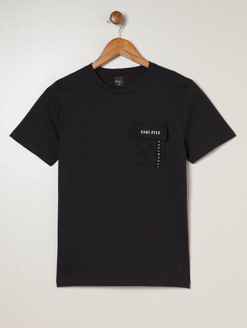 Camiseta Manga Curta Juvenil Para Menino - CHUMBO