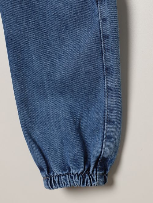 Calça Jeans Cargo Infantil Para Menino - AZUL