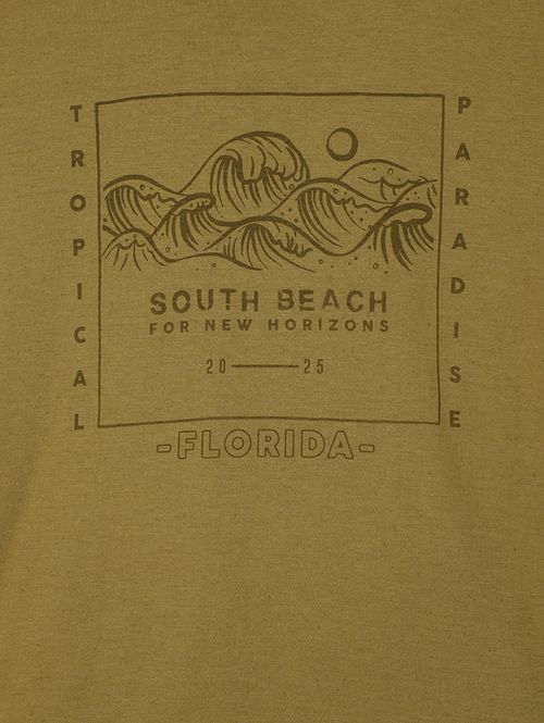 Camiseta Eco Linho Juvenil Para Menino - VERDE