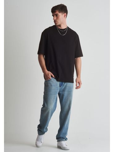 Calça jeans loose dirty