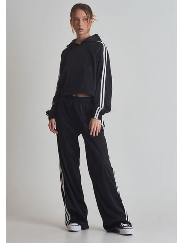 Calça Colegial com Listras na Lateral