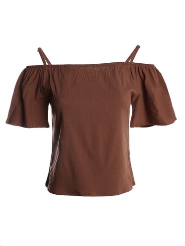Blusa Ciganinha Feminina MARROM