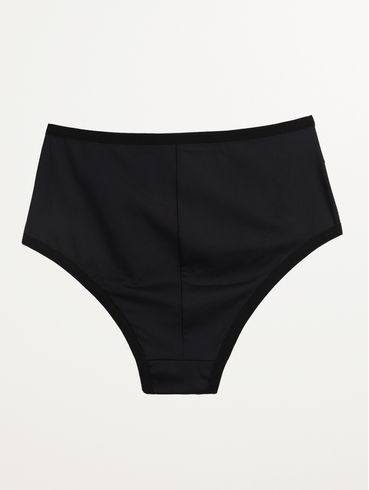 Calcinha Alta Poliamida Feminina PRETO