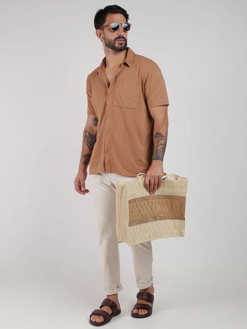 Camisa Malhão Eletrón Masculina MARROM