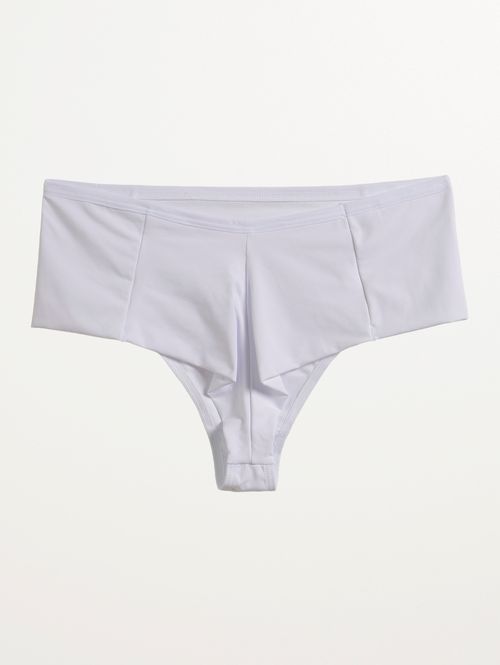Calcinha Alta Microfibra Fio Duplo Feminina BRANCO