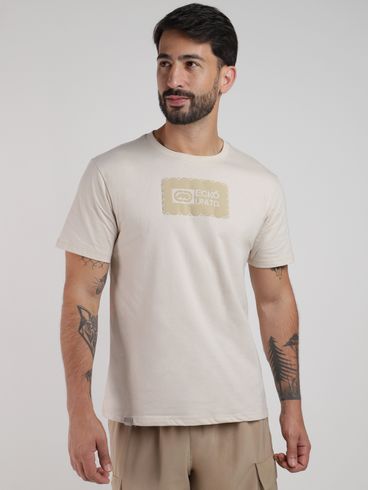 Camiseta Manga Curta Masculina AREIA