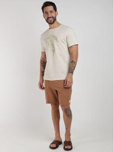 Bermuda Malha Eletrón Masculina MARROM