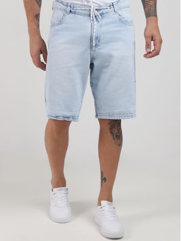 Bermuda Jeans Masculina AZUL