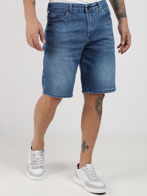 Bermuda Jeans Vilejack Masculina AZUL