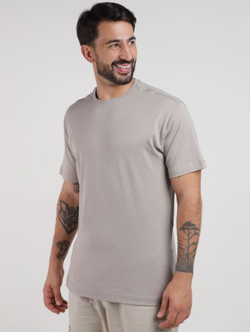 Camiseta Básica Soft Touch Premium Masculina CINZA