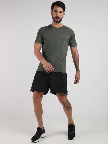 Bermuda Cos Elástico Masculina PRETO