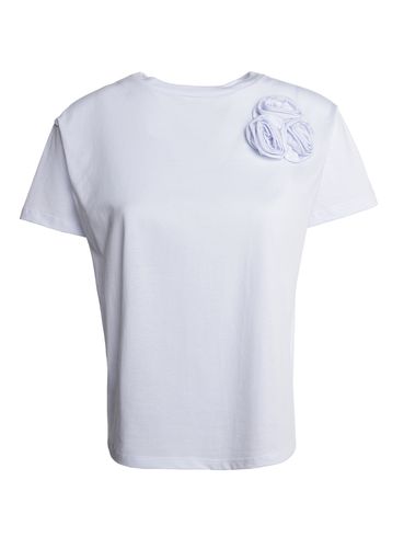 Blusa Malha Manga Curta Autentique Feminina BRANCO