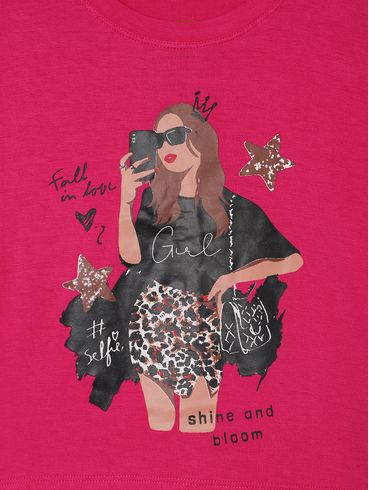 Blusa Viscolycra Juvenil Para Menina PINK