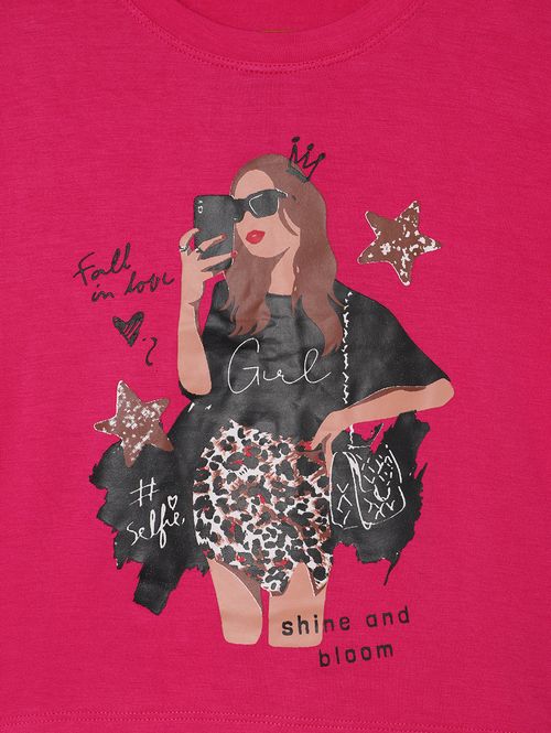 Blusa Viscolycra Juvenil Para Menina PINK