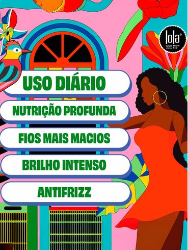 Máscara Capilar Bossa Lola Cosmetics 450g UNICO