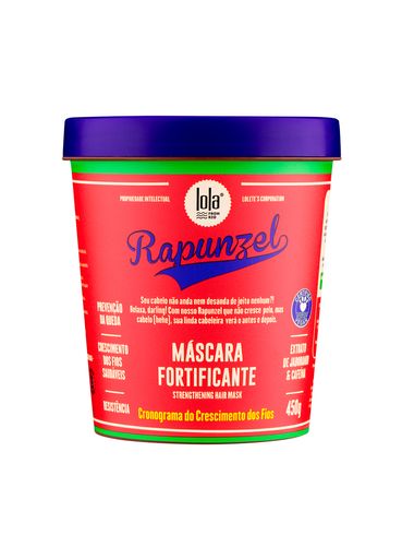 Máscara Capilar Rapunzel Lola Cosmetics 450g UNICO