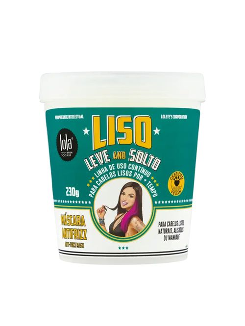 Máscara Capilar Liso Leve e Solto Lola Cosmetics UNICO