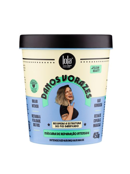 Máscara Capilar Danos Vorazes Lola Cosmetics 450g UNICO