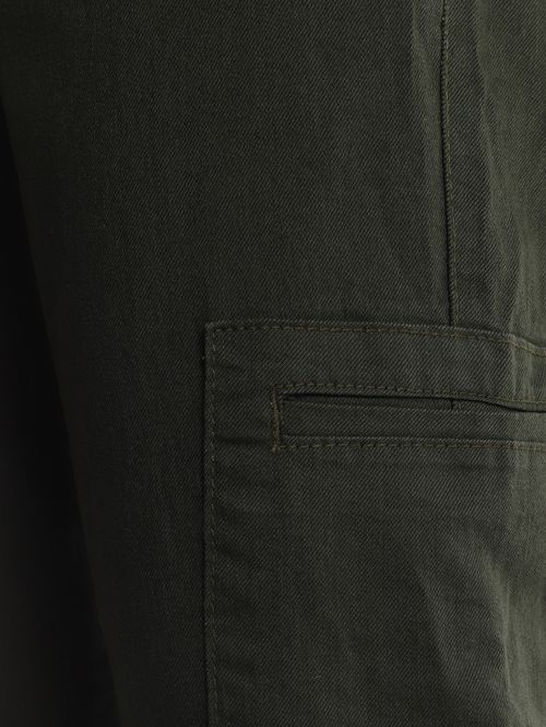 Calça Sarja Jogger Cargo Masculina VERDE