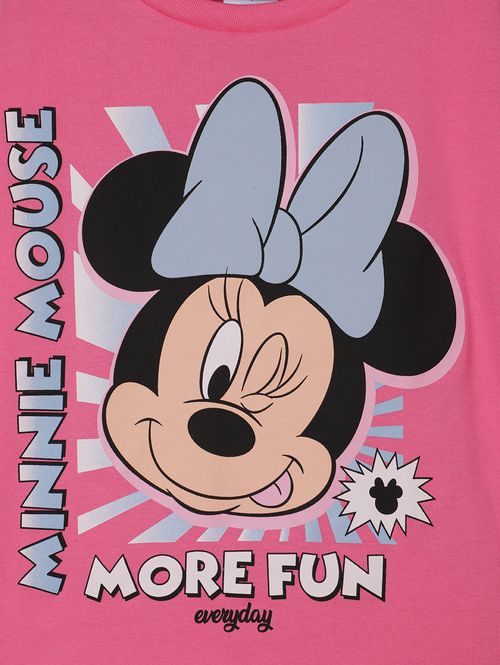 Blusa Manga Curta Infantil Para Menina - PINK