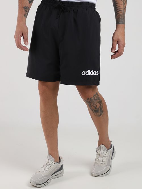 Bermuda Esportiva Cheksea Linear Adidas Masculina PRETO
