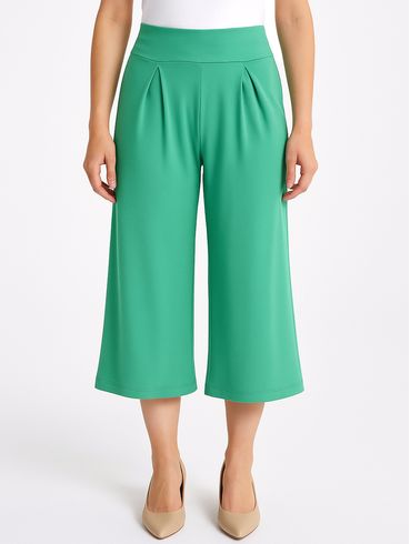 Calça Pantacourt Moletinho Feminina VERDE