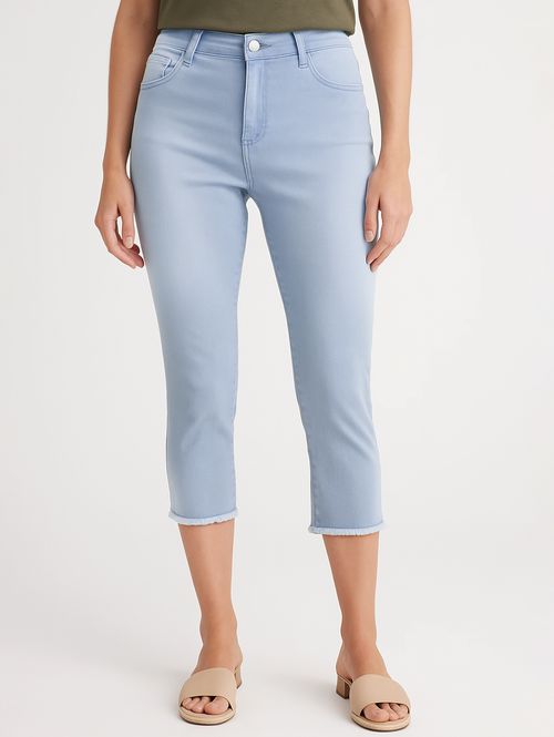 Calça Jeans Capri Bivik Feminina AZUL CLARO